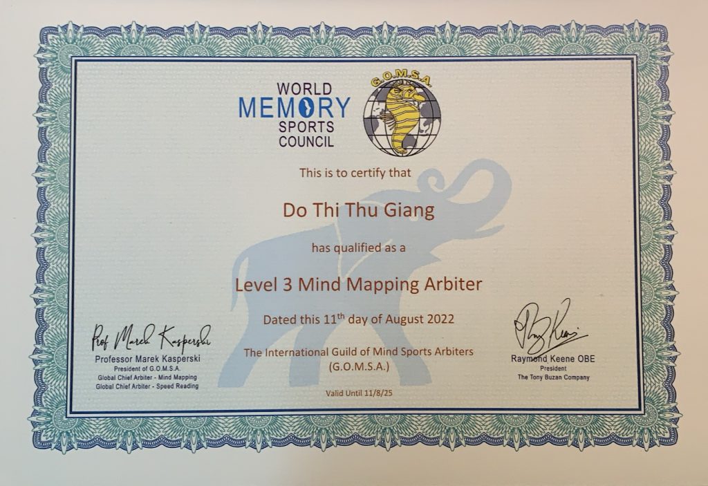 trọng tài sơ đồ tư duy quốc tế